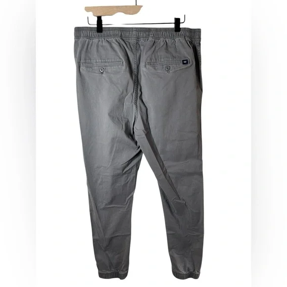 GAP Men’s Medium Gray Jogger Pants Elastic Waist Drawstring Casual Chino Fit - Picture 7 of 11